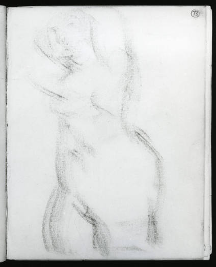 Half-Length Nude (chalk offset)
