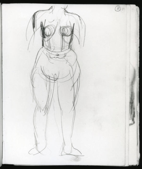 Headless Standing Female Nude