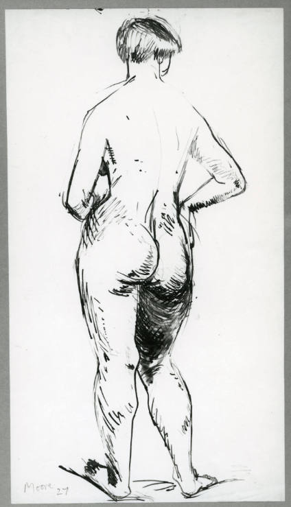 Standing Woman: Back View