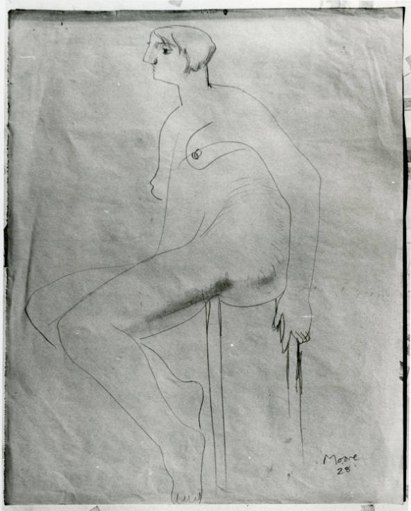 Seated Woman on a Stool