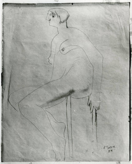 Seated Woman on a Stool