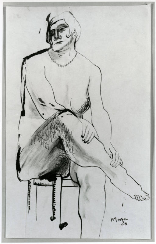 Seated Figure with Necklace