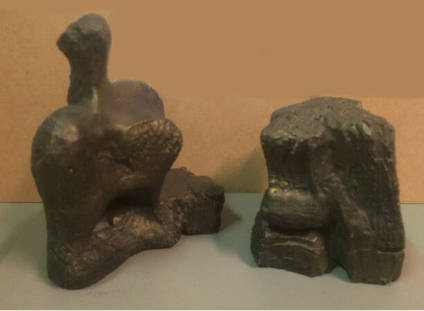 Maquette for Two Piece Reclining Figure No.3