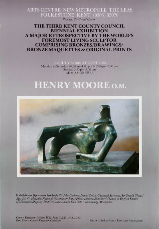 THE THIRD KENT COUNTY COUNCIL BIENNIAL EXHIBITION
HENRY MOORE O.M.