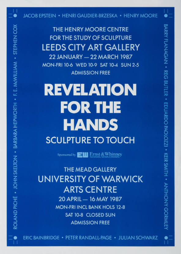 REVELATION FOR THE HANDS 
SCULPTURE TO TOUCH