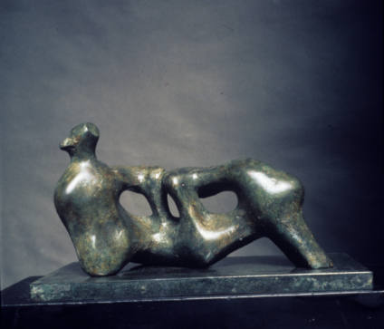 Maquette for Reclining Figure: Holes
