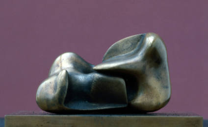 Maquette for Two Piece Reclining Figure No.10