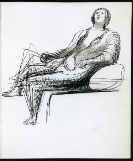Seated Woman with Pearl Necklace
