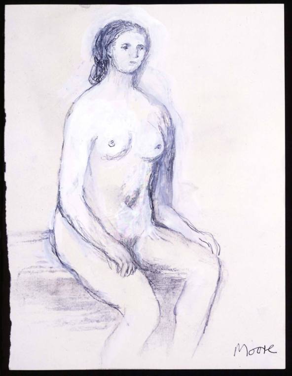 Nude Seated Woman
