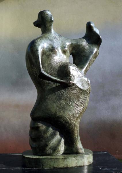 Maquette for Mother and Child: Upright