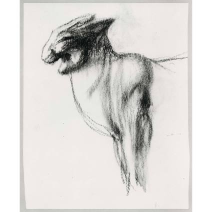 Head and Forequarters of Lynx (Study after Persian Sculpture)