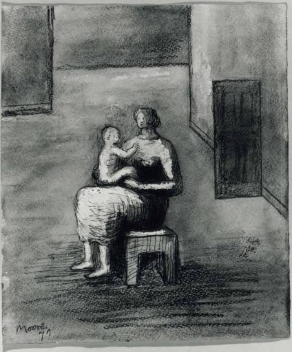 Mother and Child in a Setting