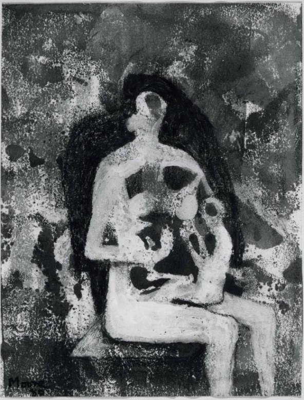 Seated Mother and Child