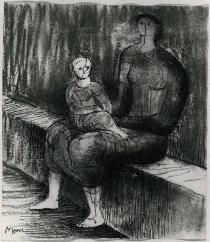 Seated Mother and Child