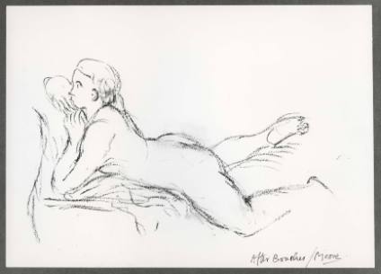 Female Nude (Study after Boucher)