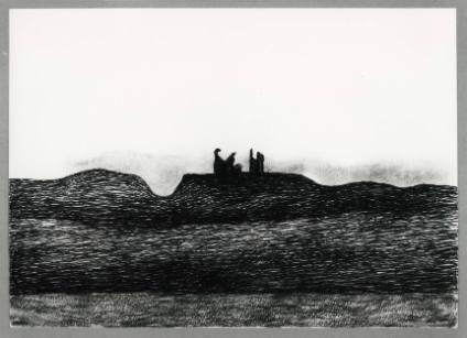 Ruined Building against Skyline