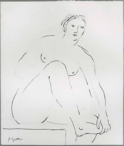 Seated Woman Holding Her Right Foot I