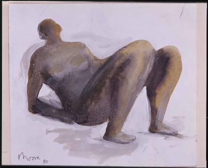 Reclining Nude Looking up