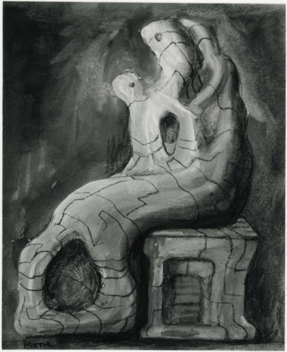 Seated Mother and Child