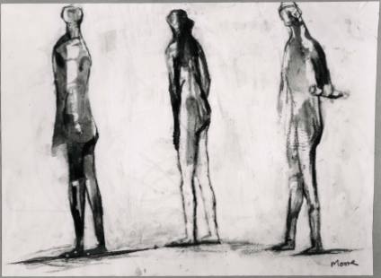 Three Tall Figures