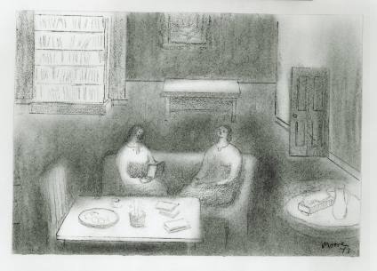 Two Women in an Interior