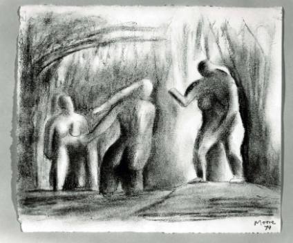 Cézanne's 'Bathers': Maquette from the Back I