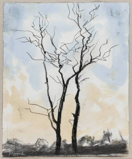 Two Bare Trees
