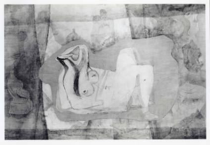 Montage of Reclining Figure and Ideas for Sculpture