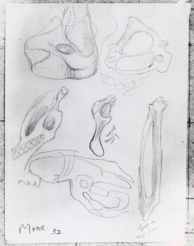 Transformation Drawing: Study for Wood Carving