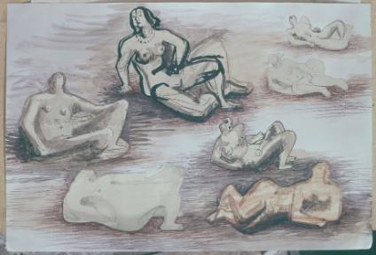 Montage of Reclining Figures