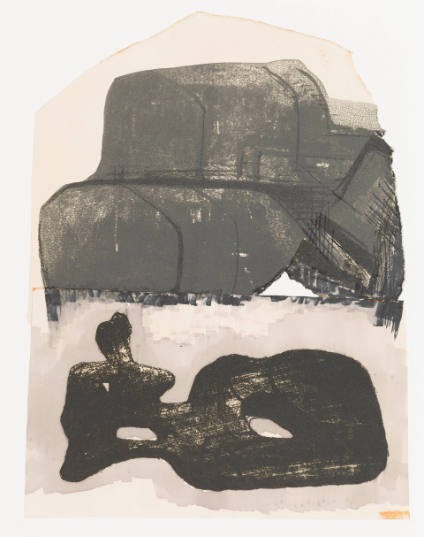 Reclining Figure and Rock