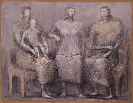 Three Women and Child