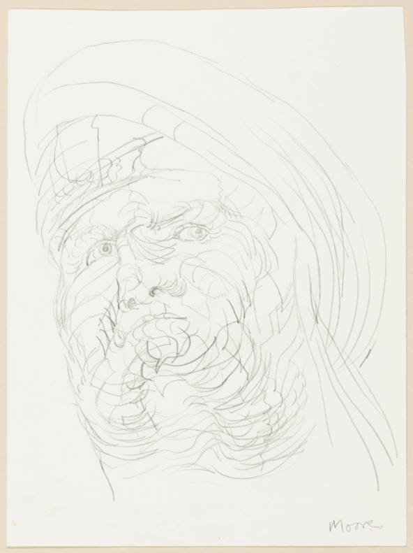 Study after Dürer's 'Portrait of Conrad Verkell'