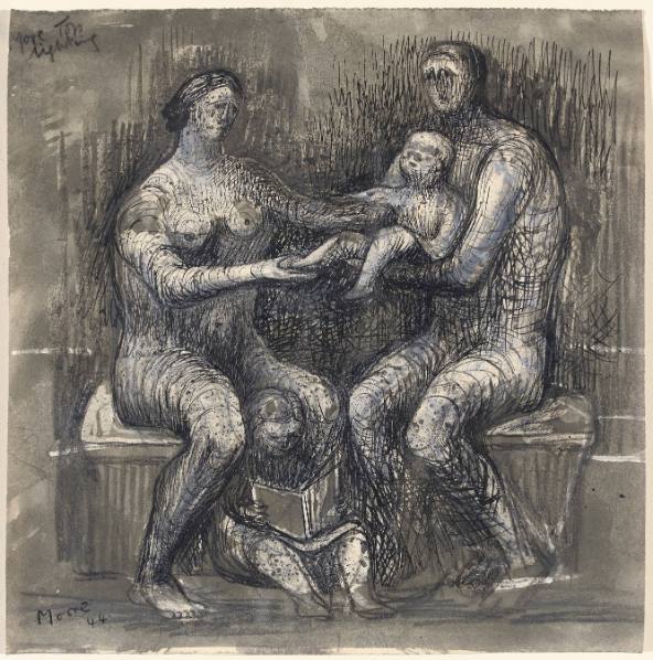Seated Family Group