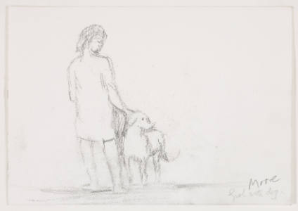 Girl with Dog