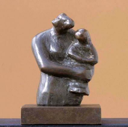 Half Figure: Mother and Child