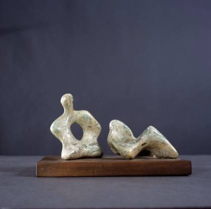 Two Piece Reclining Figure: Holes