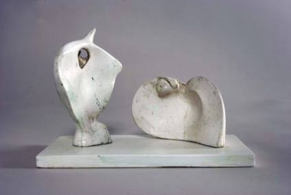 Two Piece Reclining Figure: Double Circle