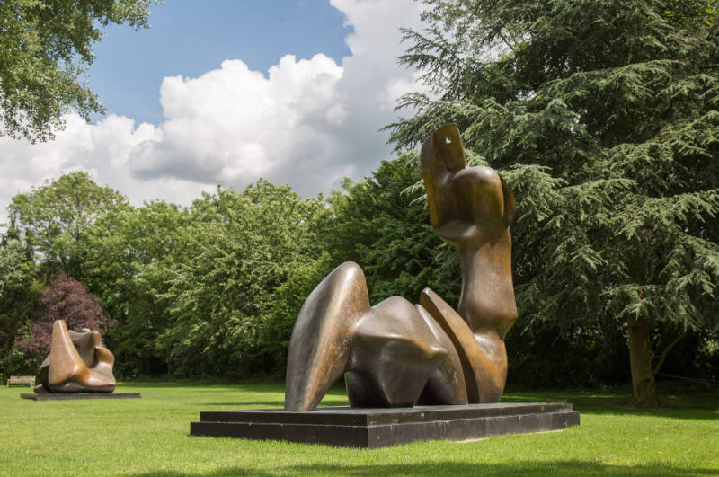 Two Piece Reclining Figure: Cut