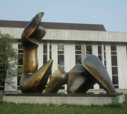 Two Piece Reclining Figure: Cut