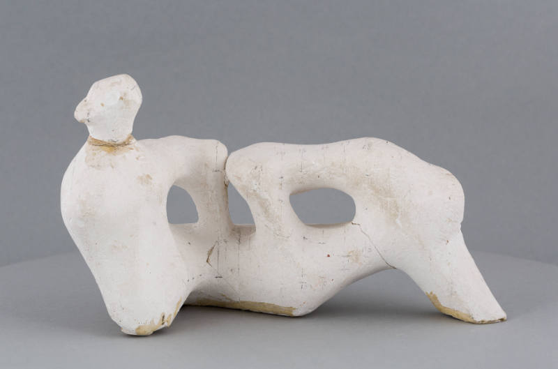 Maquette for Reclining Figure: Holes