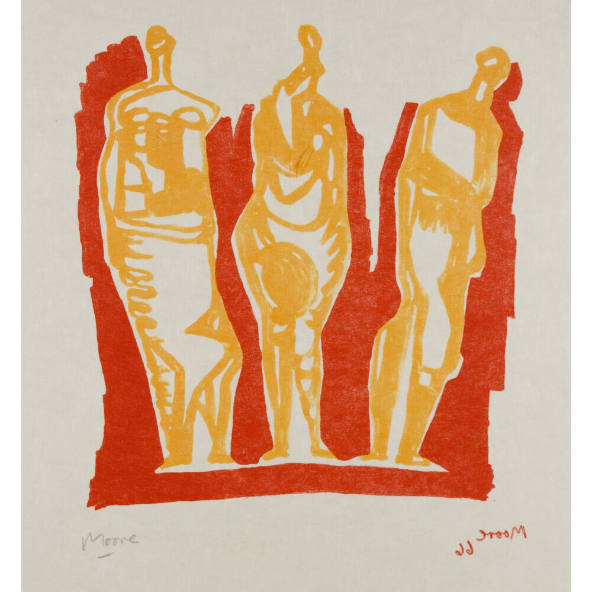 Three Standing Figures