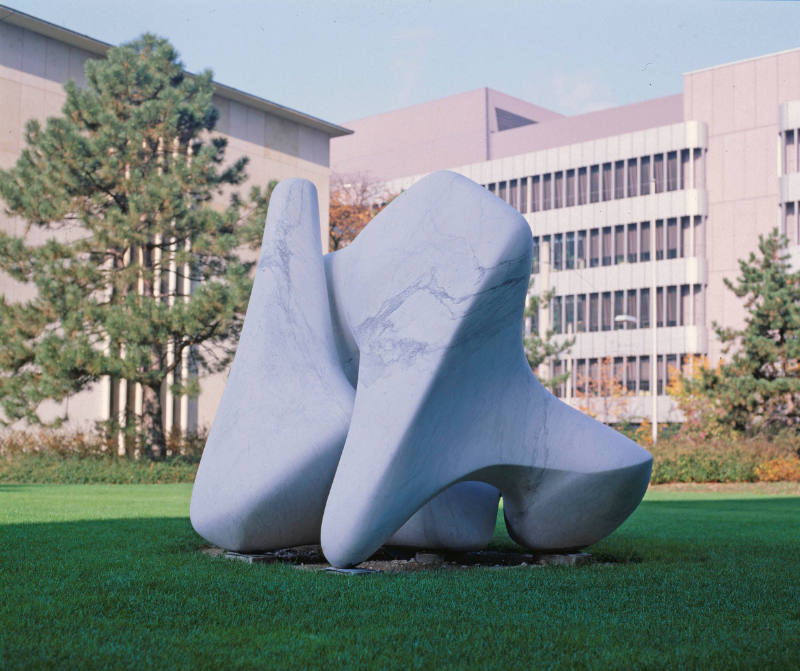 Interlocking Two Piece Sculpture – Works – The Henry Moore Artwork