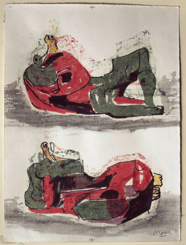 Two Reclining Figures