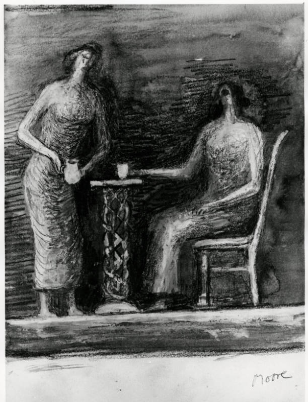 Two Women at a Table