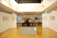 <i>Henry Moore: Sheep</i> installed at the Gibberd Gallery, Harlow.