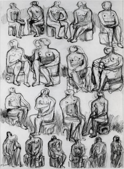 Ideas for Sculpture: Seated Figures