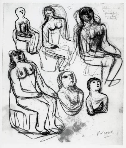 Ideas for Sculpture: Seated Figures