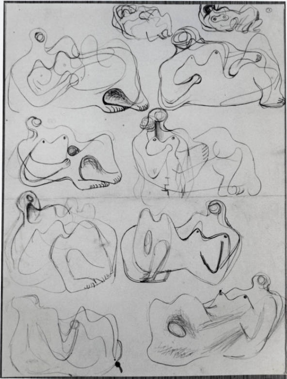 Studies for Reclining Figures