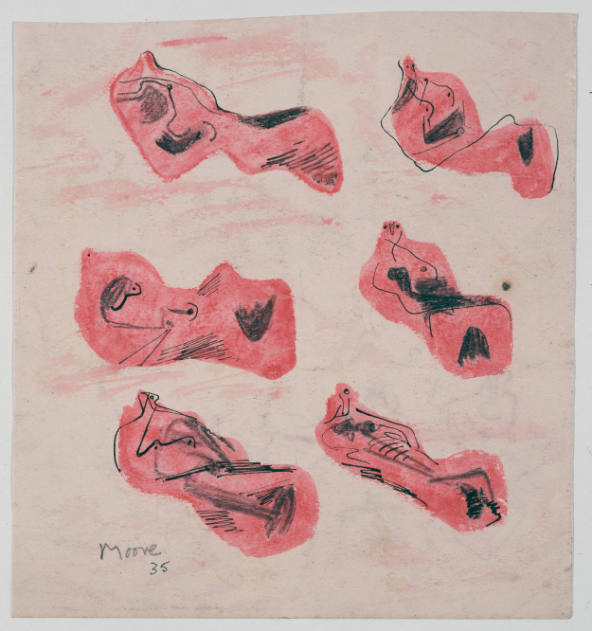 Pink Reclining Figures